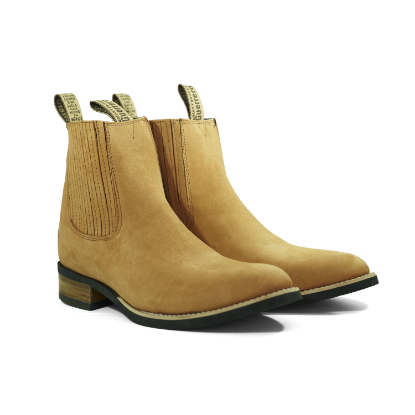 Imagen de Botines Vaqueros Caballero Charro Piel 100% 