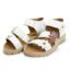 Imagen de Huarache Flores Para Niña Ebony