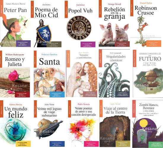 Imagen de Paquete surtido de 30 libros Biblioteca escolar EMU