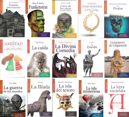 Imagen de Paquete 50 Libros surtidos Biblioteca escolar EMU