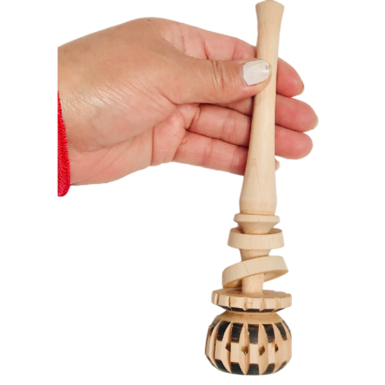 Imagen de 3 Molinillos De Madera P Chocolate - Mini - Mediano Y Grande