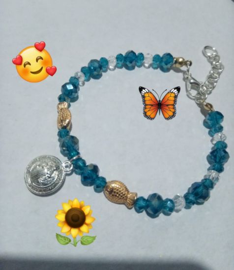 Imagen de PULSERAS CRISTAL SAN BENITO Y SAN JUDAS