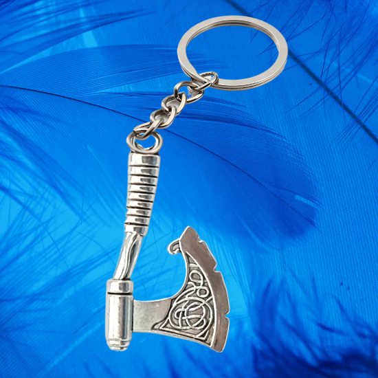 Imagen de 1 Dije Grande Hacha Vikinga  o Medioeval  Doble o Sencilla en Collar o Llavero +8 Modelos para Escoger x13