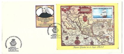 Imagen de SOBRE PRIMER DIA ESTAMPILLA CEDULA REAL NUEVA ESPAÑA Y REALES ORDENANZAS MINERIA 1983 
