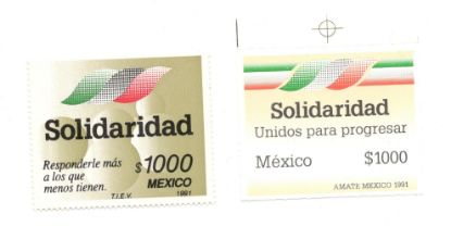 Imagen de ESTAMILLAS PROGRAMA SOLIDARIDAD 1991