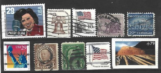 Imagen de LOTE DE ESTAMPILLAS ESTADOS UNIDOS