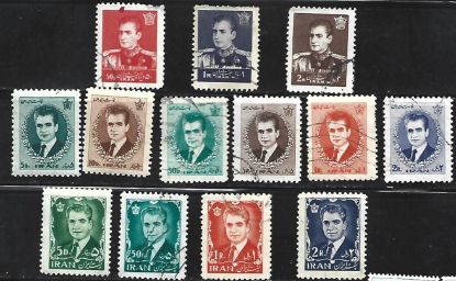 Imagen de ESTAMIPILLAS SHA MOHAMED REHZA PAHLEVI DE IRAN DE 1960 A 1970