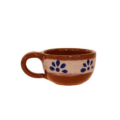 Imagen de Taza de barro blanca
