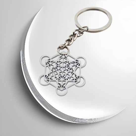 Imagen de CUBO Metatron o  ARCANGEL METATRON Curado En Anillo o Espanta Espiritus o Llavero o Pulsera o Collar Alta  Durabilidad + 6 Modelos A Escoger Símbolo de Protección -X1