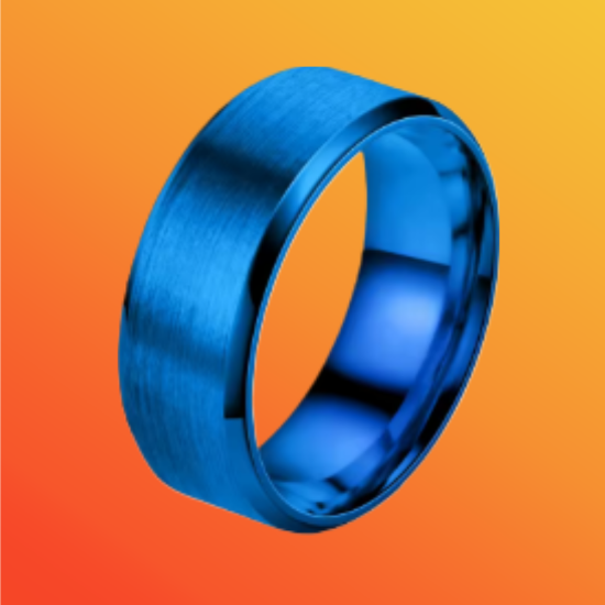 Imagen de 1 Elegante y Durable Anillo 8mm Unisex o Pareja Acero Tungsteno Inoxidable A Escoger entre 2 Modelos y 4 Colores en 7 Tallas ALTISIMA RESISTENCIA - ANTIRAYADURAS Y ELEGANCIA  x1-113