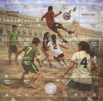 Imagen de Timbre Postal "Mundial Social, Futbol Llanero"