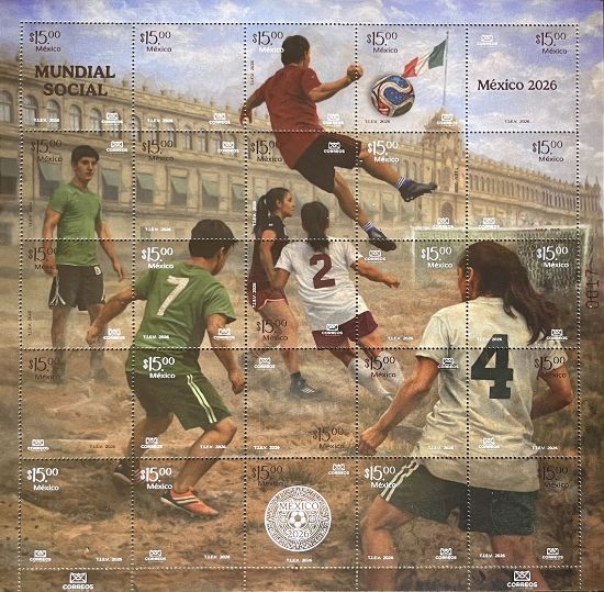 Imagen de Timbre Postal "Mundial Social, Futbol Llanero"