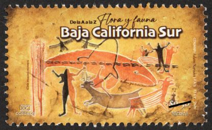Imagen de Timbre Postal "De la A a la Z Flora y Fauna de México, Baja California Sur"