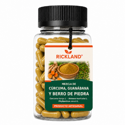 Imagen de Curcuma, Guanabana y Berro de piedra 
