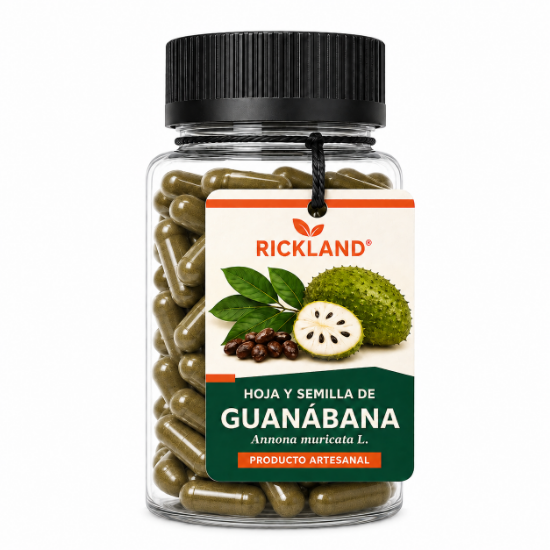 Imagen de HOJA Y SEMILLA DE GUANÁBANA – 90 CÁPSULAS