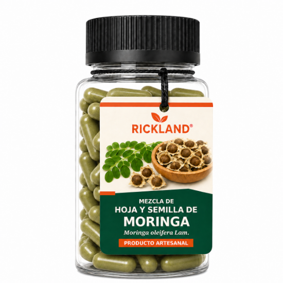 Imagen de HOJA Y SEMILLA DE MORINGA – 90 CÁPSULAS