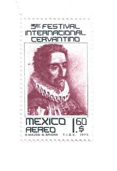 Imagen de 3ER FESTIVAL INTERNACIONAL CERVANTINO 1975 MINT MIGUEL DE CERVANTES SAAVEDRA