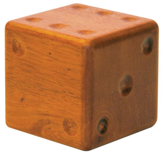 Imagen de Dado decorativo de caoba