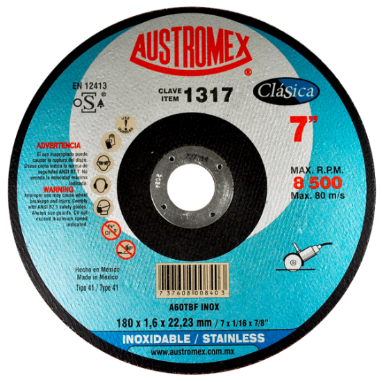Imagen de Disco De Corte  Austromex 1317