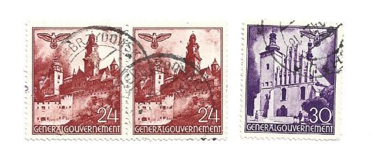 Imagen de ESTAMPILLAS DE POLONIA OCUPACION ALEMANA EN 1940