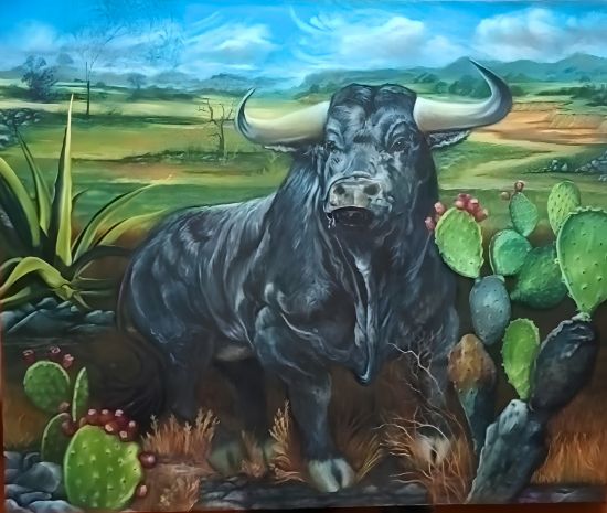 Imagen de Pintura de un toro