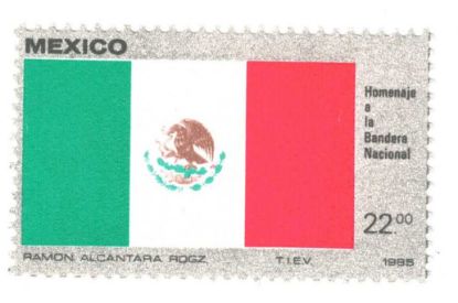 Imagen de ESTAMPILLAHOMENAJE A LA BANDERA NACIONAL 1985  NUEVA