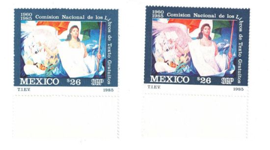 Imagen de ESTAMPILLAS NUEVA MEXICANA CONMEMORATIVA DE LIBROS DETEXTO GRATUITOS 1985 VARIEDAD COLOR